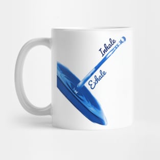 Inhale Exhale Design Mug